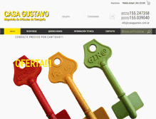 Tablet Screenshot of casagustavo.com.ar